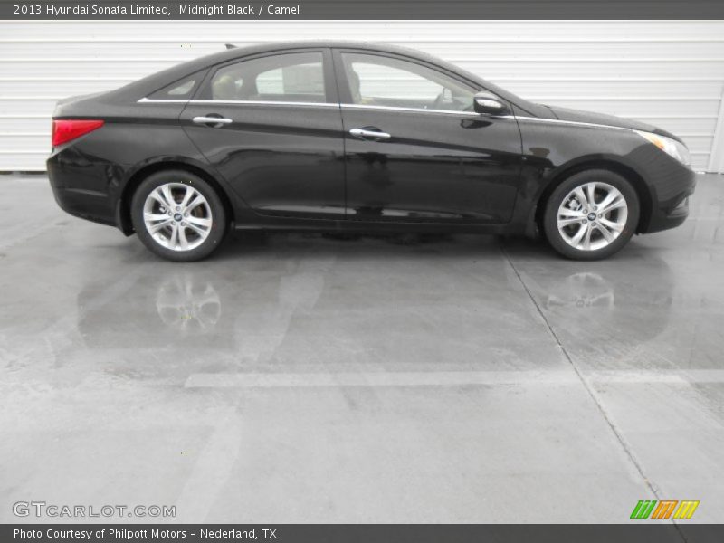 Midnight Black / Camel 2013 Hyundai Sonata Limited