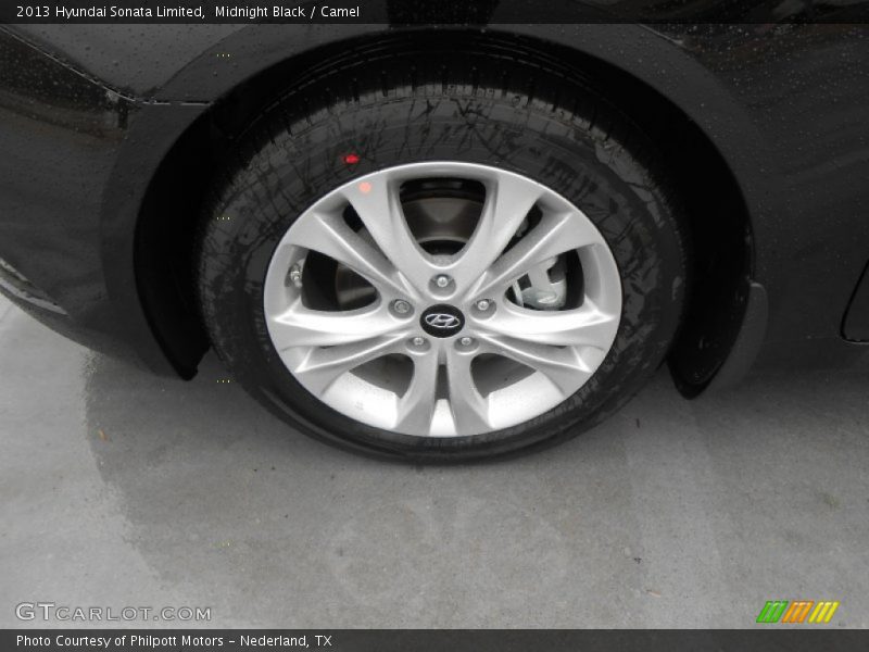 Midnight Black / Camel 2013 Hyundai Sonata Limited