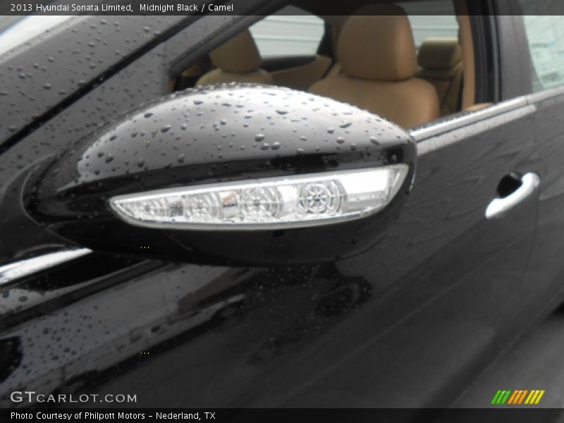 Midnight Black / Camel 2013 Hyundai Sonata Limited