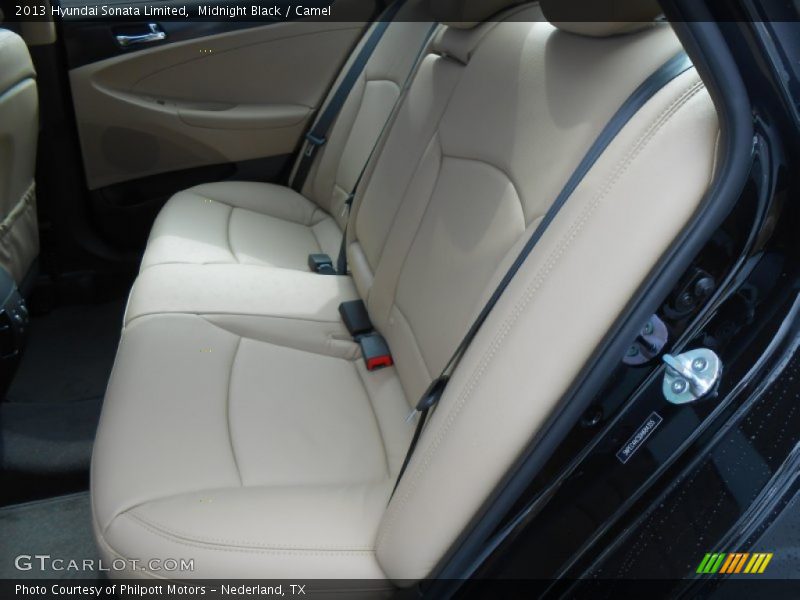 Midnight Black / Camel 2013 Hyundai Sonata Limited