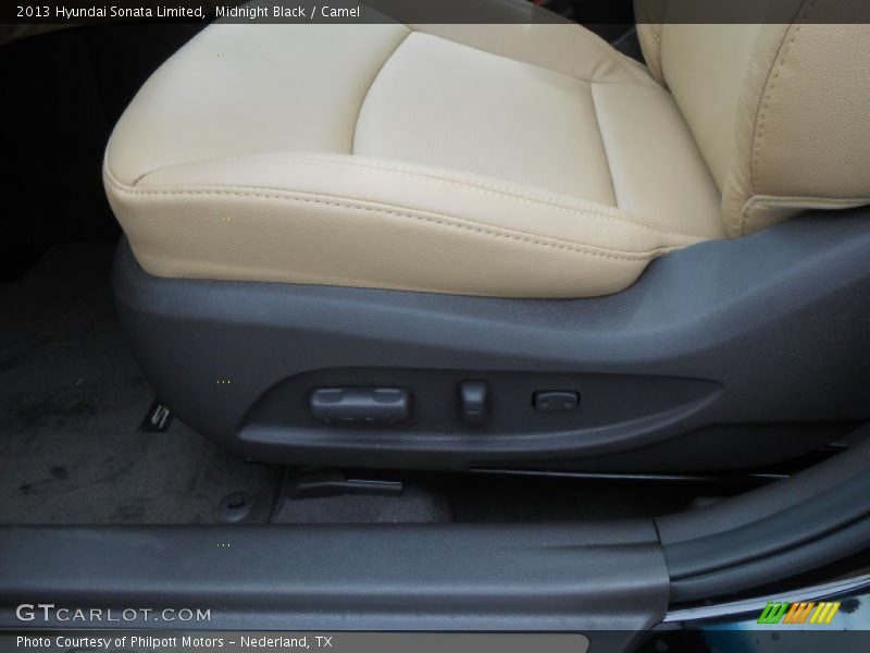 Midnight Black / Camel 2013 Hyundai Sonata Limited