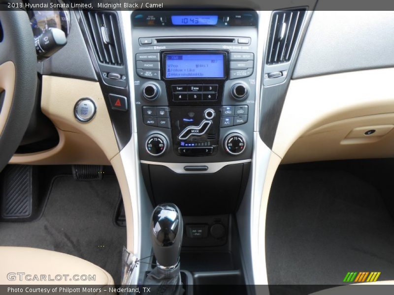 Midnight Black / Camel 2013 Hyundai Sonata Limited