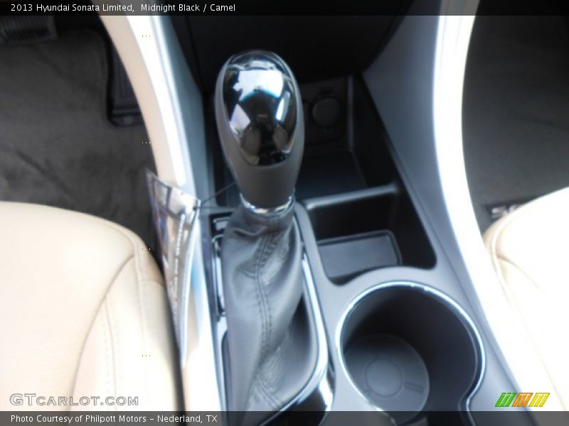 Midnight Black / Camel 2013 Hyundai Sonata Limited