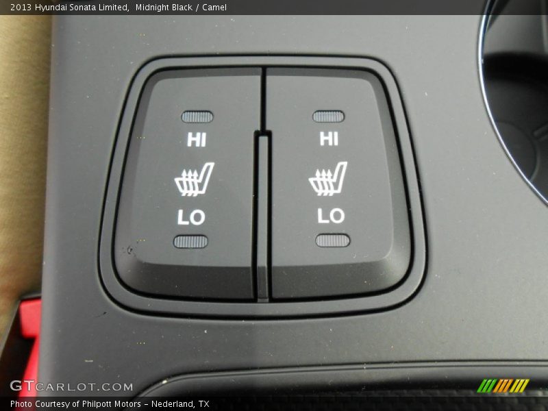 Midnight Black / Camel 2013 Hyundai Sonata Limited