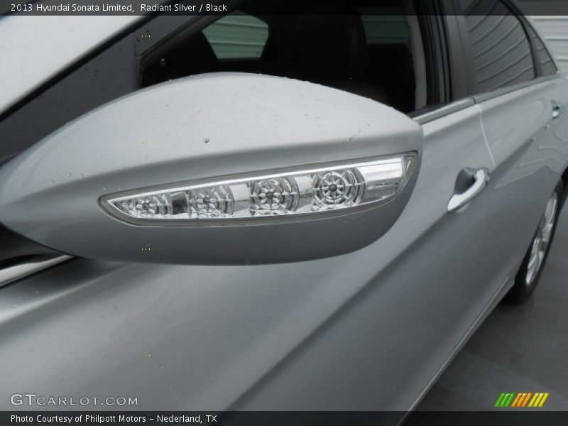 Radiant Silver / Black 2013 Hyundai Sonata Limited