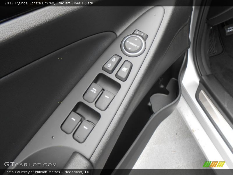 Radiant Silver / Black 2013 Hyundai Sonata Limited