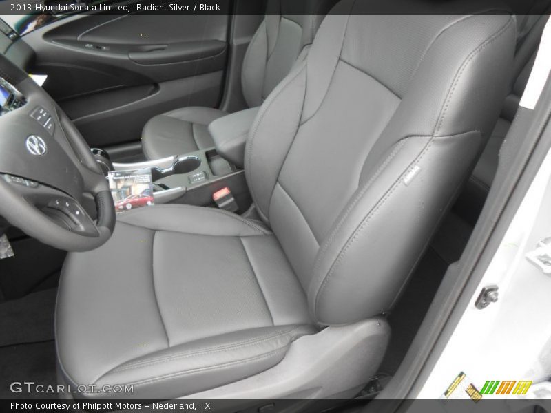 Front Seat of 2013 Sonata Limited