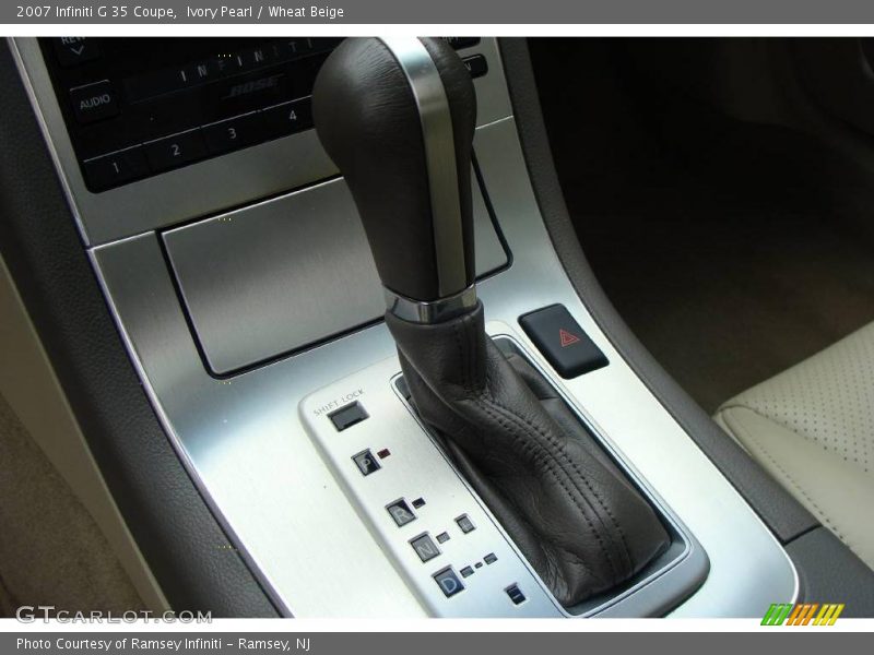 Ivory Pearl / Wheat Beige 2007 Infiniti G 35 Coupe