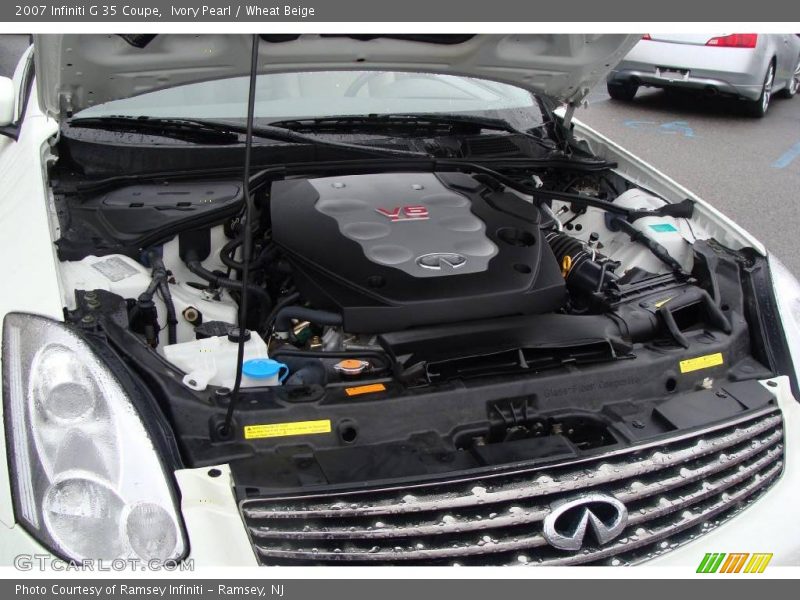 Ivory Pearl / Wheat Beige 2007 Infiniti G 35 Coupe