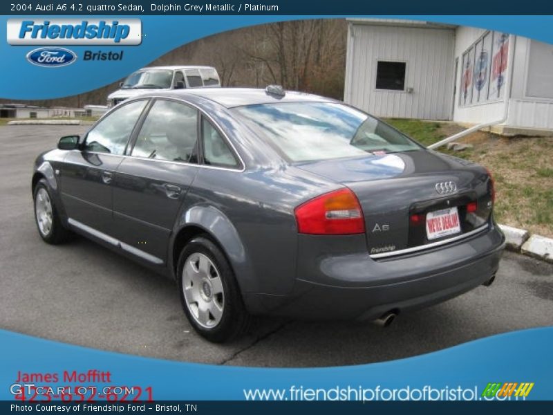 Dolphin Grey Metallic / Platinum 2004 Audi A6 4.2 quattro Sedan