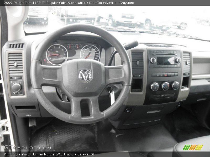 Stone White / Dark Slate/Medium Graystone 2009 Dodge Ram 1500 ST Regular Cab