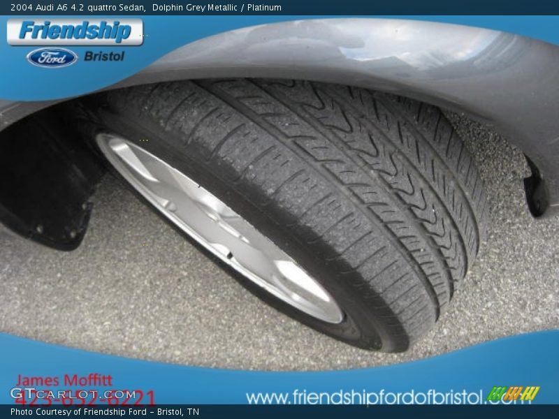Dolphin Grey Metallic / Platinum 2004 Audi A6 4.2 quattro Sedan