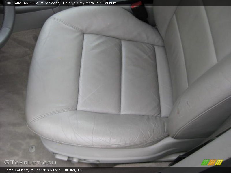 Dolphin Grey Metallic / Platinum 2004 Audi A6 4.2 quattro Sedan