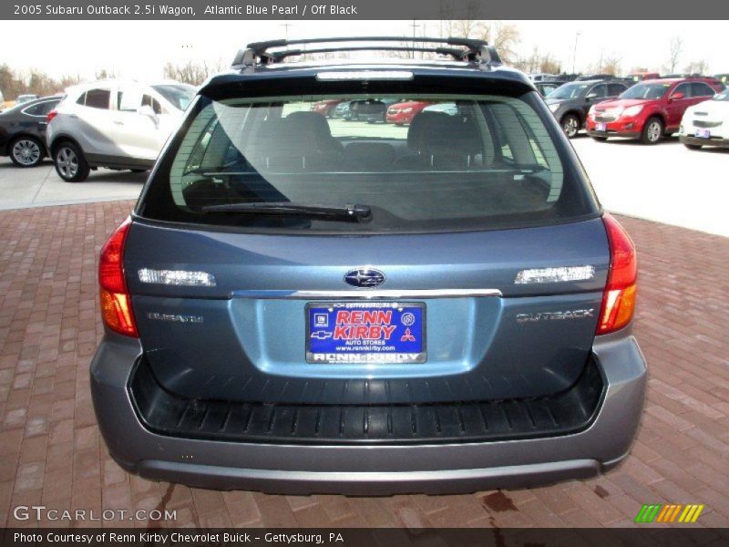 Atlantic Blue Pearl / Off Black 2005 Subaru Outback 2.5i Wagon