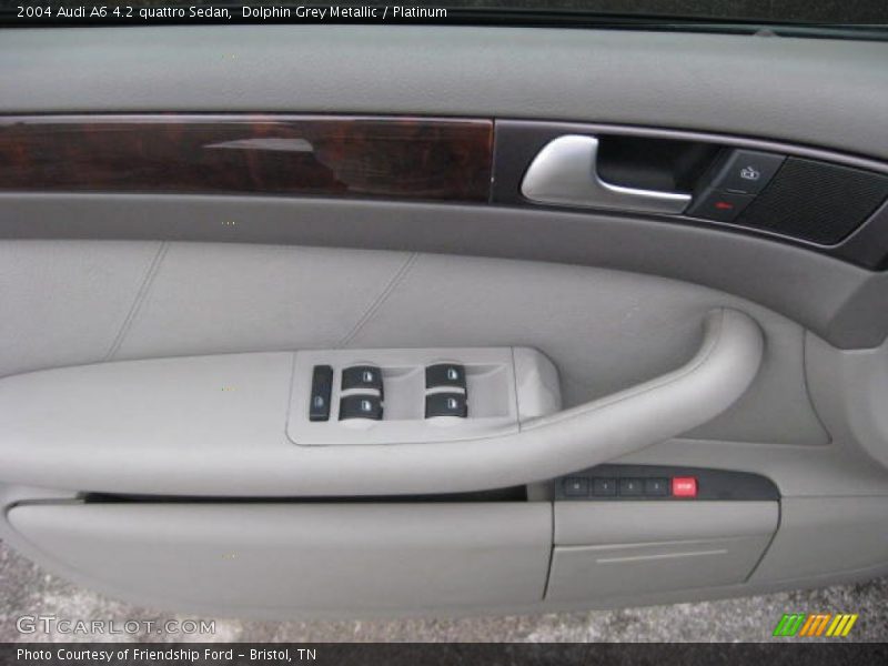Dolphin Grey Metallic / Platinum 2004 Audi A6 4.2 quattro Sedan