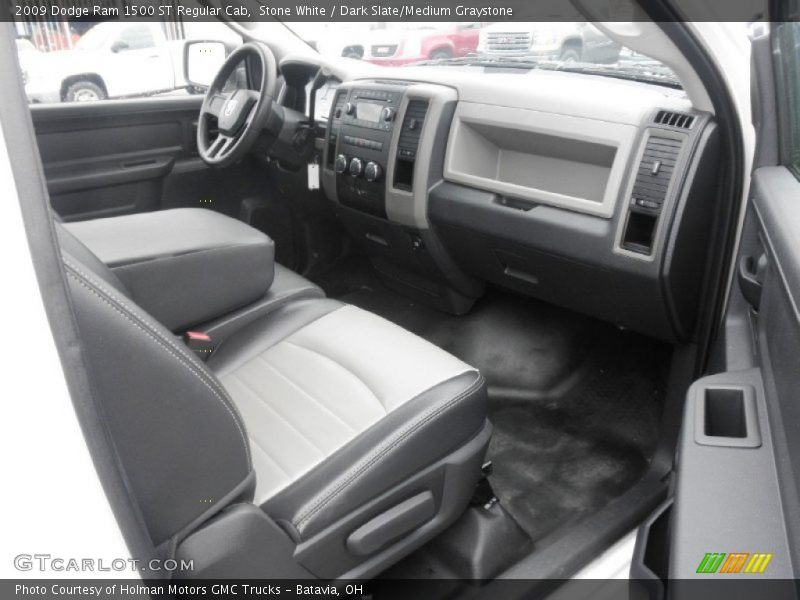 Stone White / Dark Slate/Medium Graystone 2009 Dodge Ram 1500 ST Regular Cab