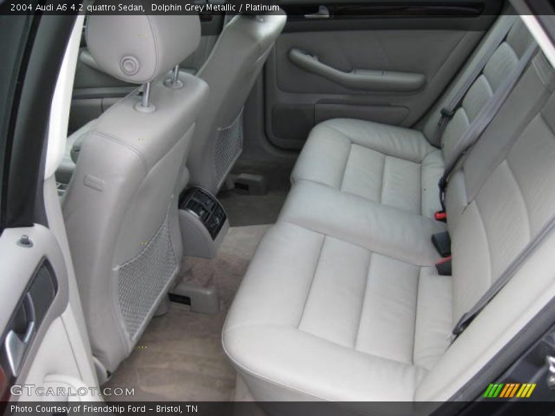 Rear Seat of 2004 A6 4.2 quattro Sedan