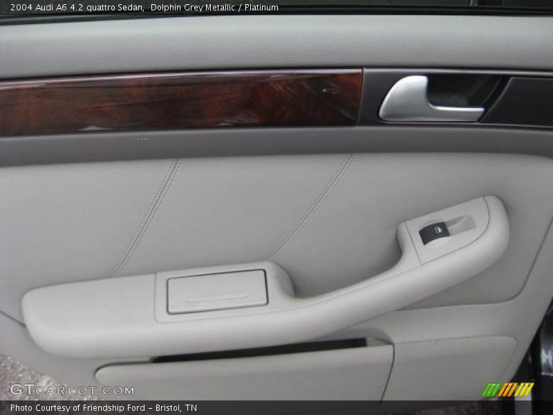 Dolphin Grey Metallic / Platinum 2004 Audi A6 4.2 quattro Sedan