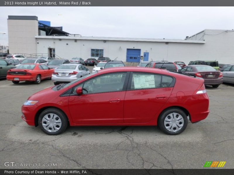  2013 Insight LX Hybrid Milano Red