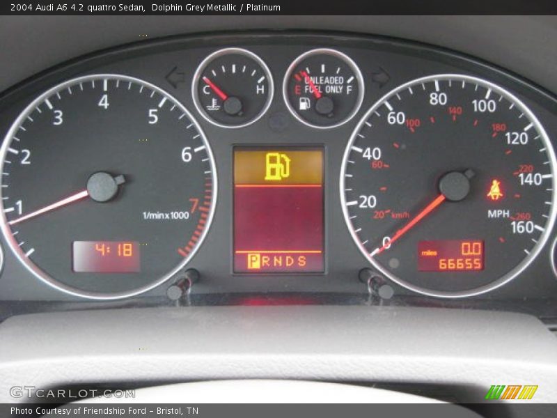  2004 A6 4.2 quattro Sedan 4.2 quattro Sedan Gauges