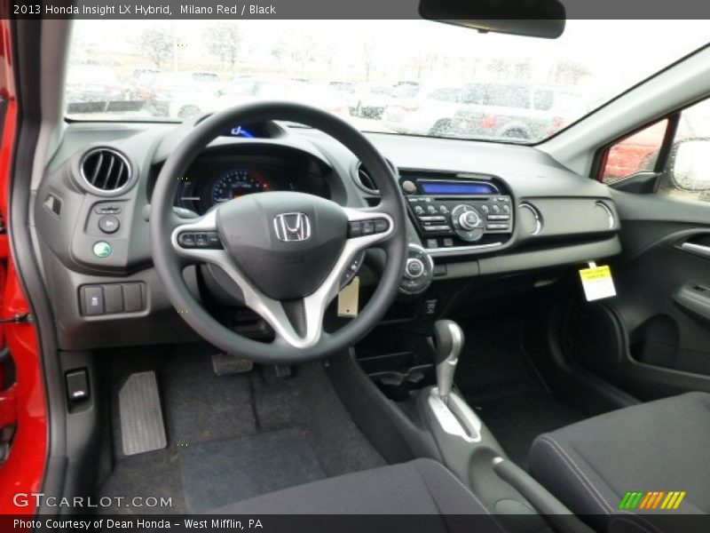 Dashboard of 2013 Insight LX Hybrid