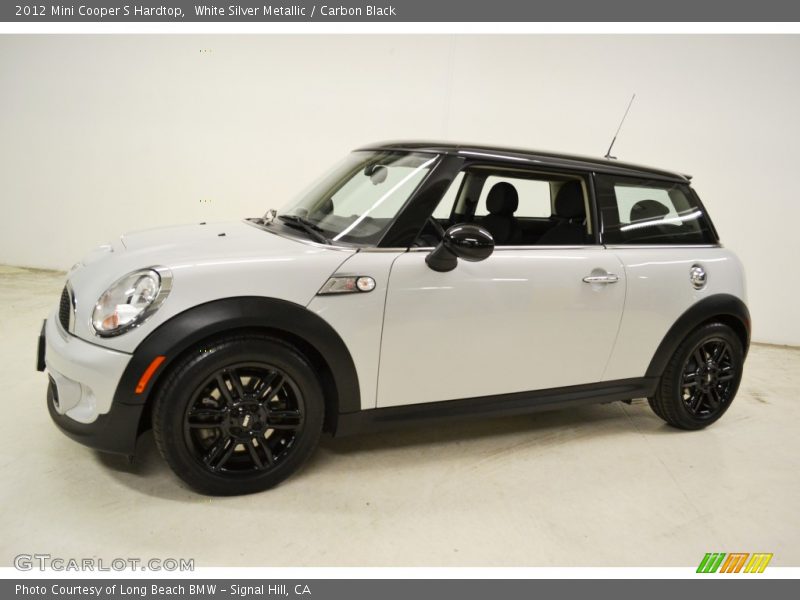 White Silver Metallic / Carbon Black 2012 Mini Cooper S Hardtop