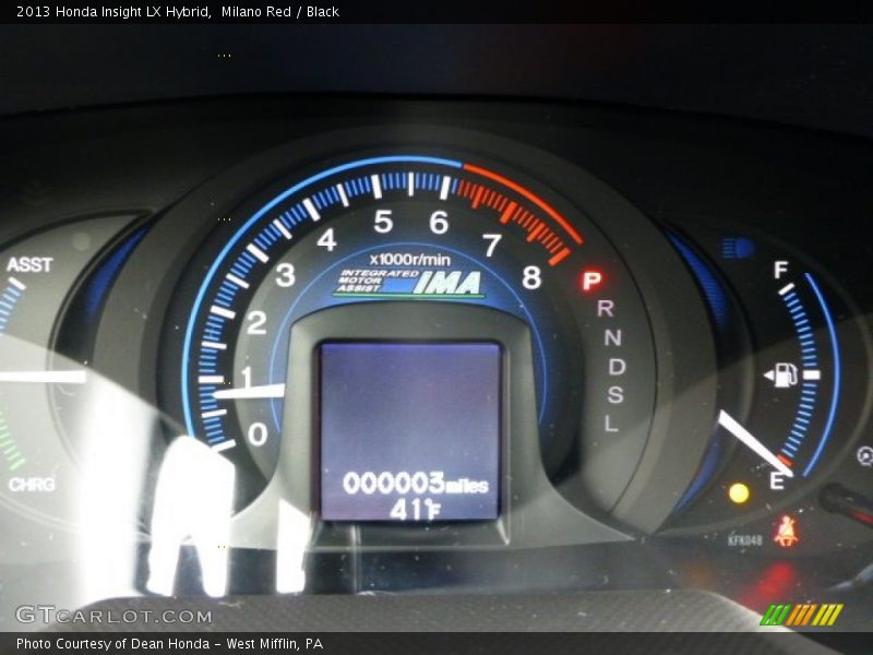  2013 Insight LX Hybrid LX Hybrid Gauges