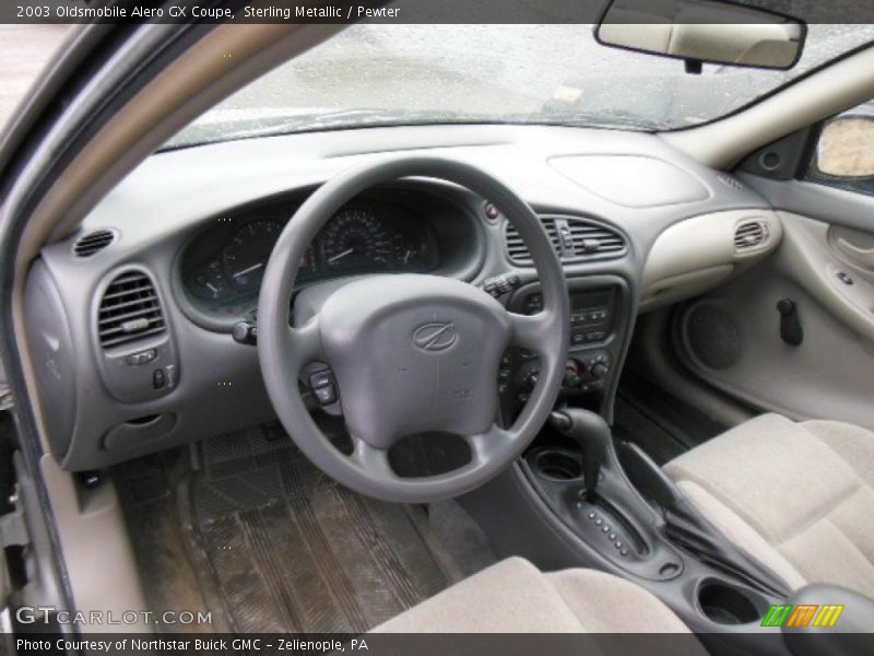 Pewter Interior - 2003 Alero GX Coupe 