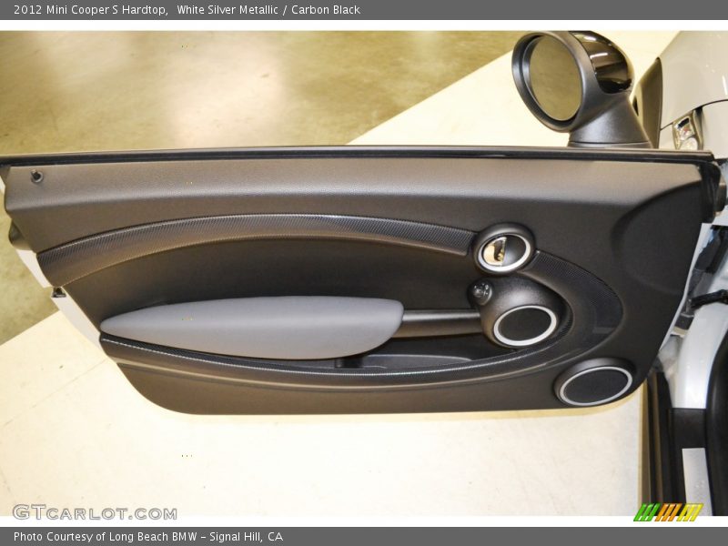 White Silver Metallic / Carbon Black 2012 Mini Cooper S Hardtop