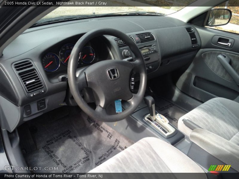  2005 Civic LX Sedan Gray Interior