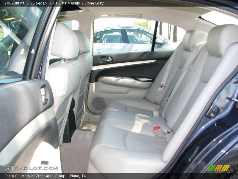 Blue Slate Metallic / Stone Gray 2007 Infiniti G 35 Sedan