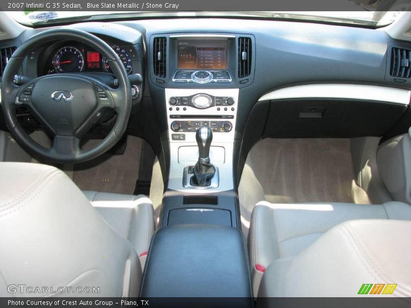 Blue Slate Metallic / Stone Gray 2007 Infiniti G 35 Sedan