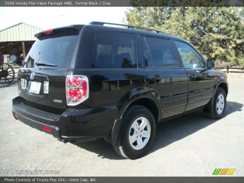 Formal Black / Gray 2008 Honda Pilot Value Package 4WD