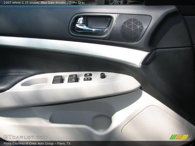 Blue Slate Metallic / Stone Gray 2007 Infiniti G 35 Sedan