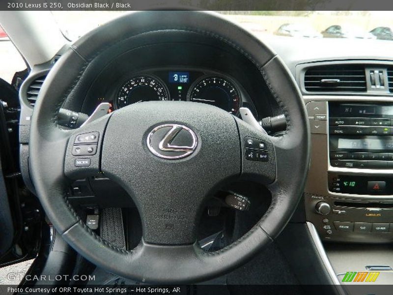 Obsidian Black / Black 2010 Lexus IS 250