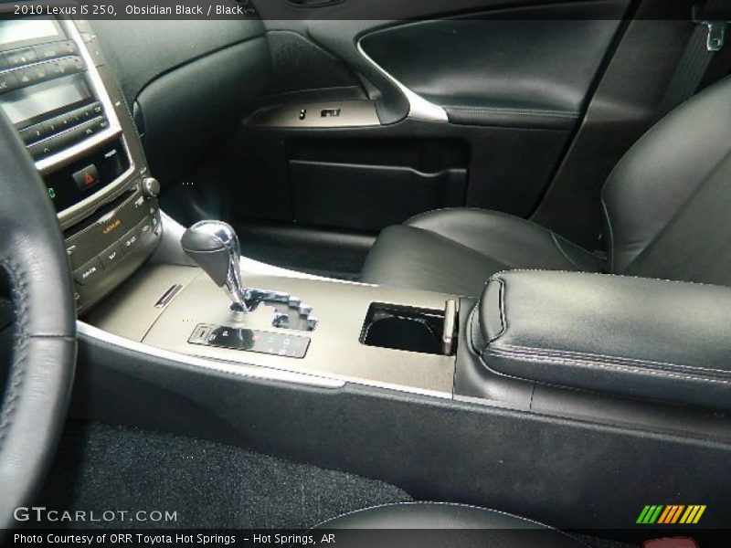 Obsidian Black / Black 2010 Lexus IS 250