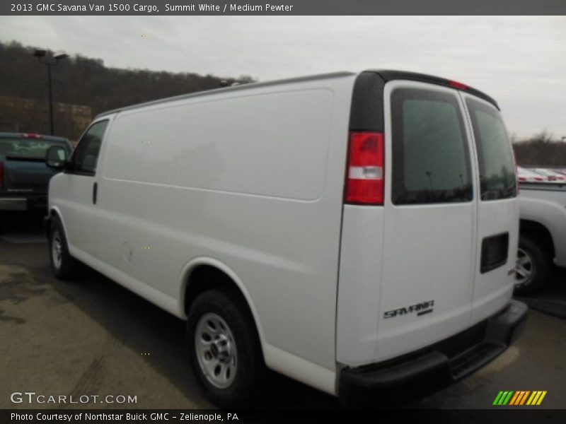 Summit White / Medium Pewter 2013 GMC Savana Van 1500 Cargo