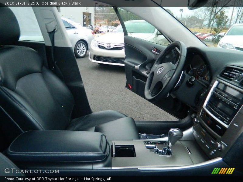 Obsidian Black / Black 2010 Lexus IS 250