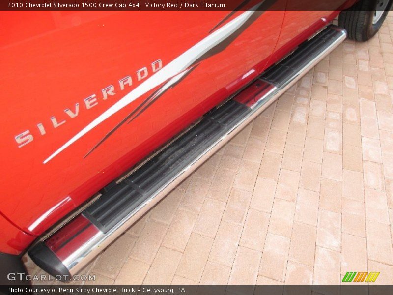 Victory Red / Dark Titanium 2010 Chevrolet Silverado 1500 Crew Cab 4x4