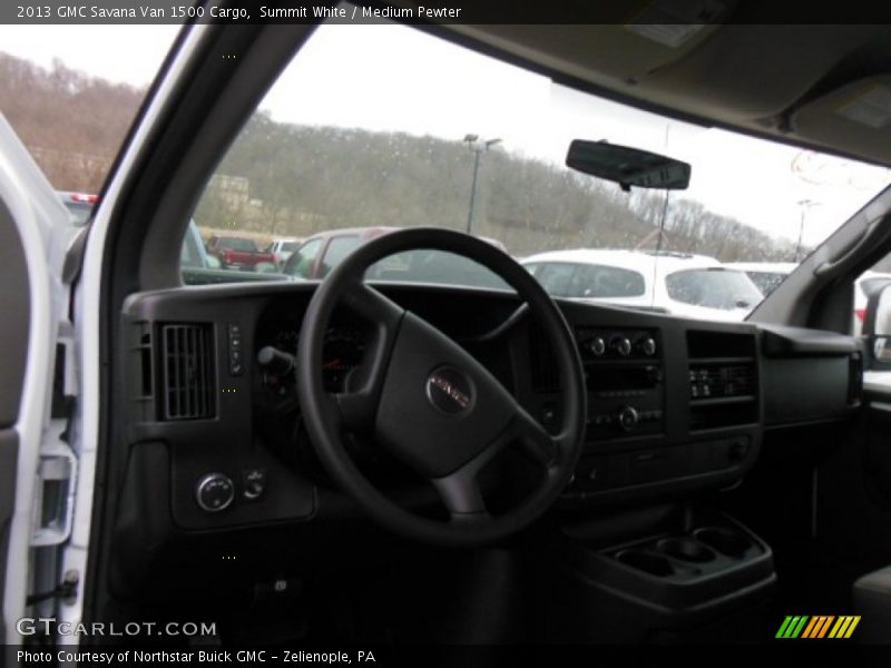 Summit White / Medium Pewter 2013 GMC Savana Van 1500 Cargo