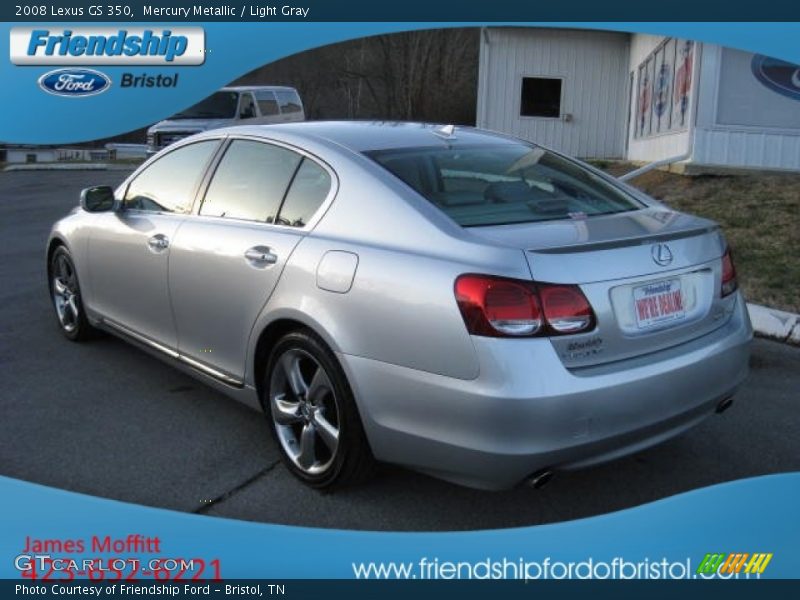 Mercury Metallic / Light Gray 2008 Lexus GS 350