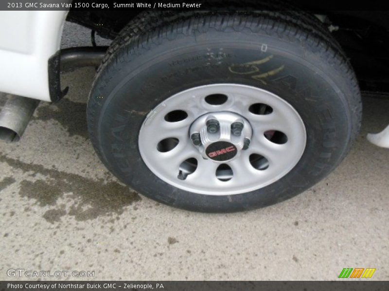 Summit White / Medium Pewter 2013 GMC Savana Van 1500 Cargo