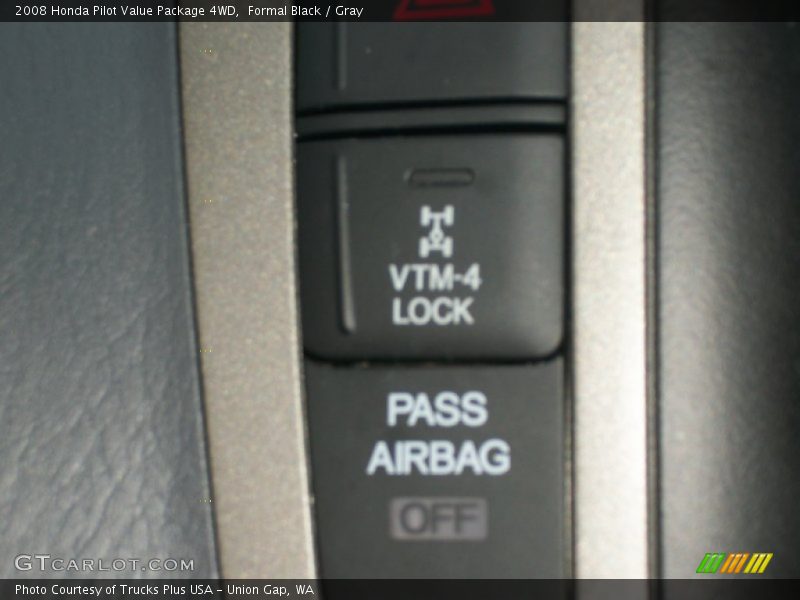 Formal Black / Gray 2008 Honda Pilot Value Package 4WD