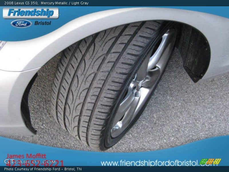 Mercury Metallic / Light Gray 2008 Lexus GS 350