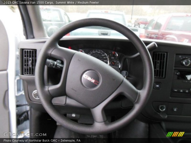 Summit White / Medium Pewter 2013 GMC Savana Van 1500 Cargo