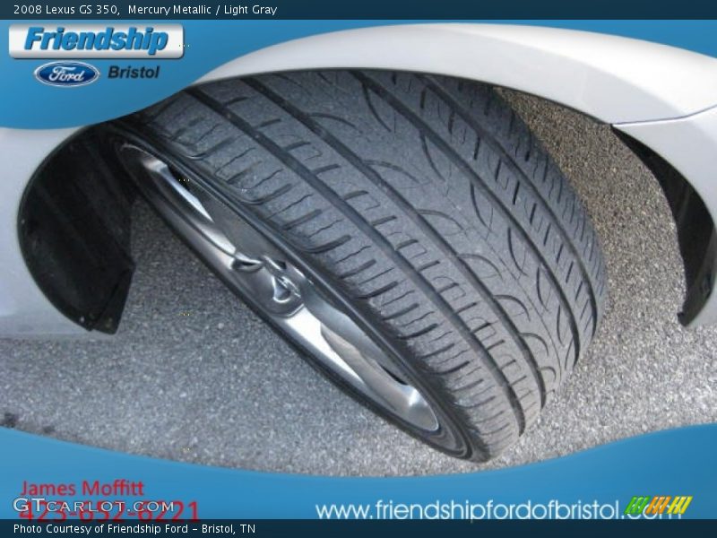 Mercury Metallic / Light Gray 2008 Lexus GS 350
