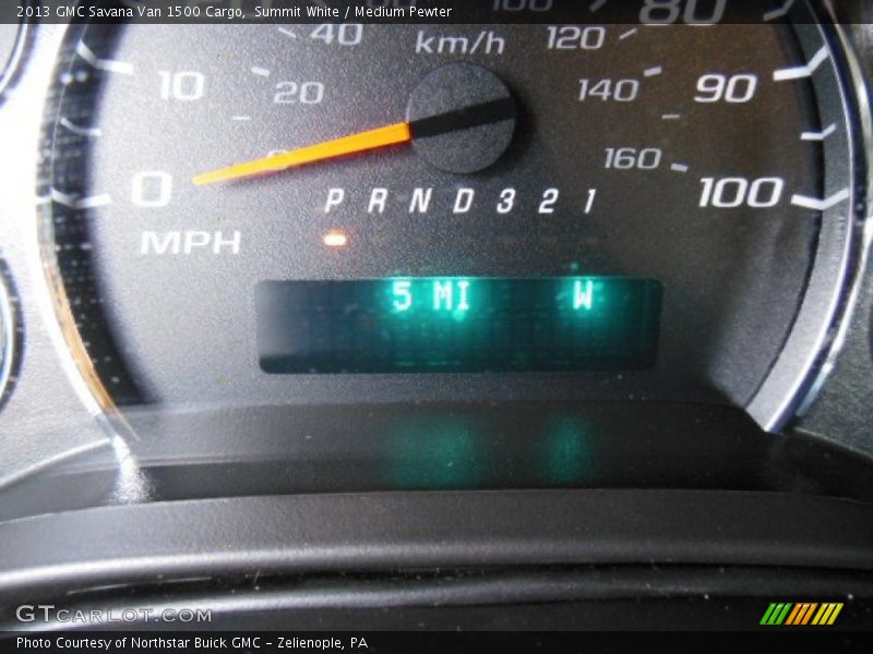 Summit White / Medium Pewter 2013 GMC Savana Van 1500 Cargo