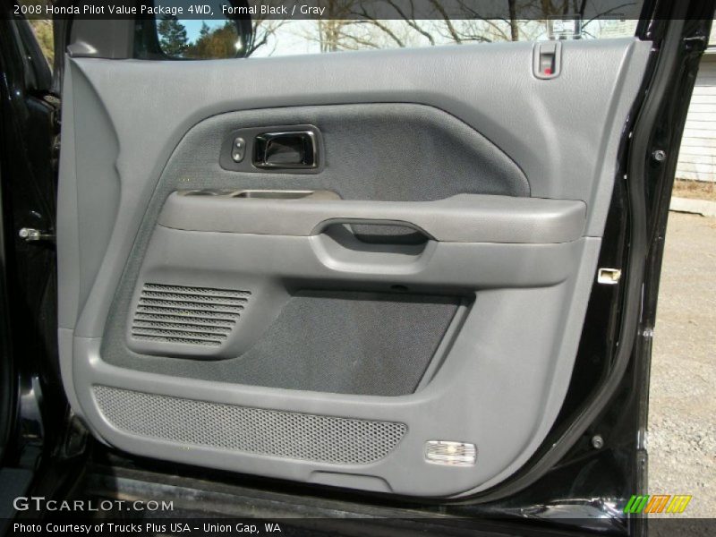Formal Black / Gray 2008 Honda Pilot Value Package 4WD