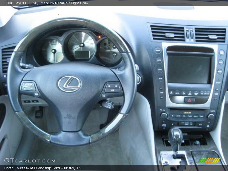Mercury Metallic / Light Gray 2008 Lexus GS 350