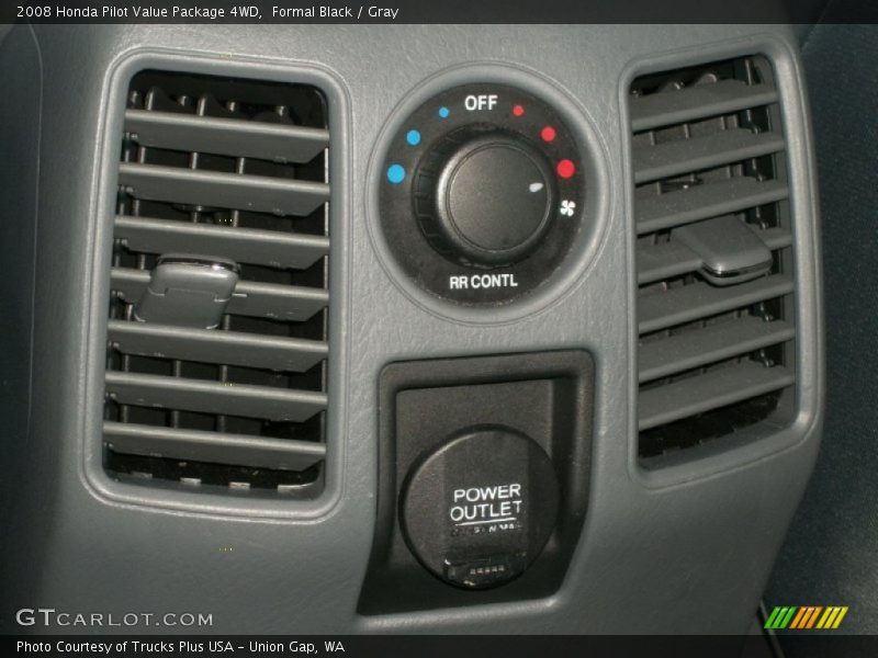 Controls of 2008 Pilot Value Package 4WD